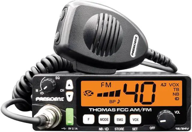 Alt view image 2 of 2 - Thomas FCC AM/FM CB Radio