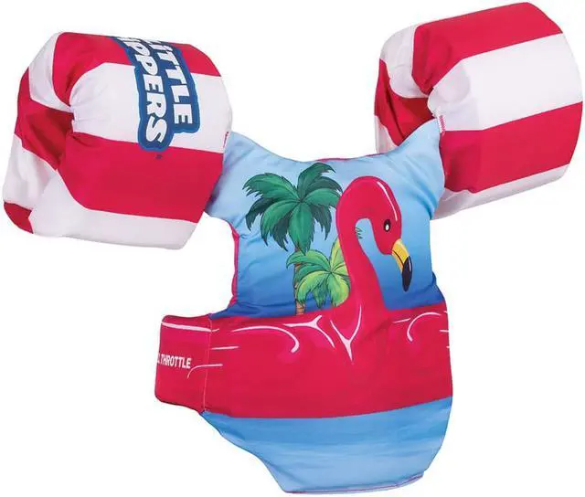 Alt view image 2 of 2 - Full Throttle 104400-105-001-22 Little Dipper Life Jacket - Flamingo