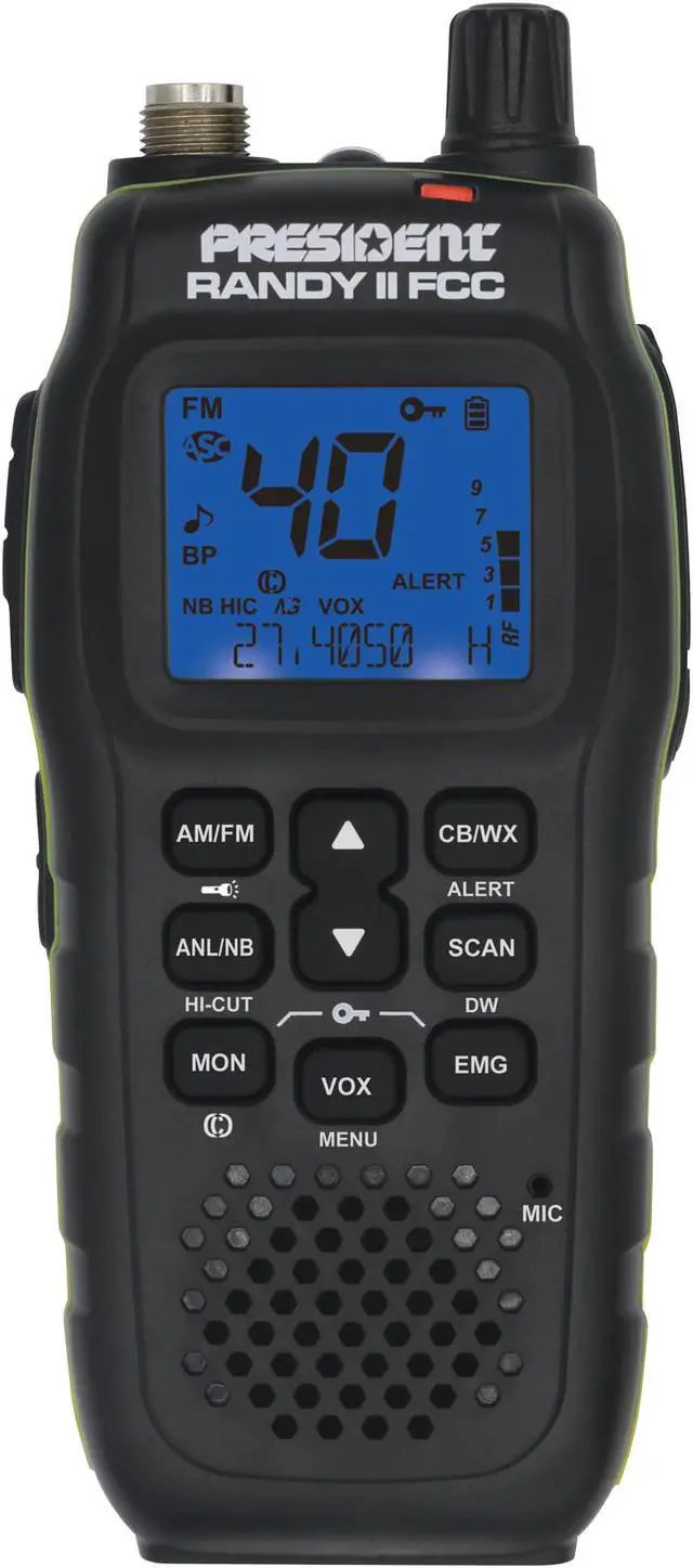 Alt view image 3 of 3 - Handheld Radio with Large LCD screen