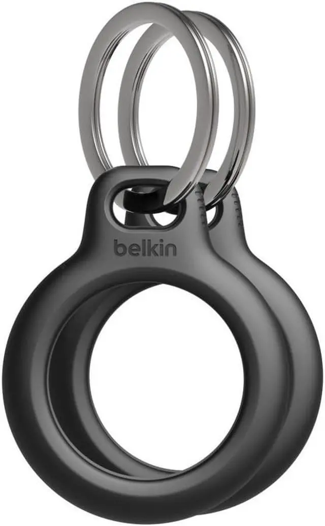 Alt view image 2 of 2 - Belkin Secure Holder with Key Ring for AirTag 2-Pack MSC002BTBK