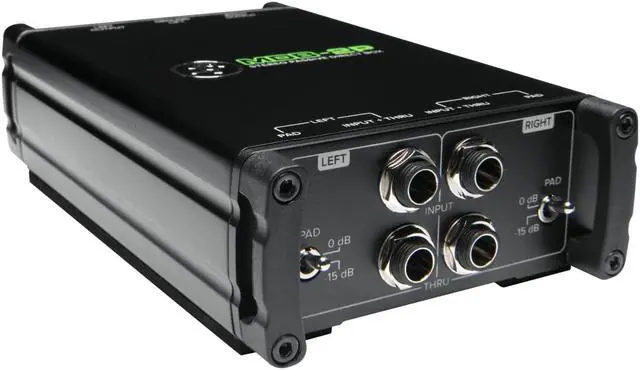 Alt view image 11 of 20 - Mackie MDB-2P M-Series Passive Stereo Direct Box