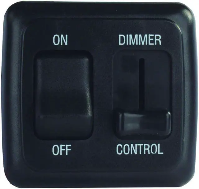 Alt view image 2 of 4 - JR Products 12275 Dimmer/On-Off Switch - Black