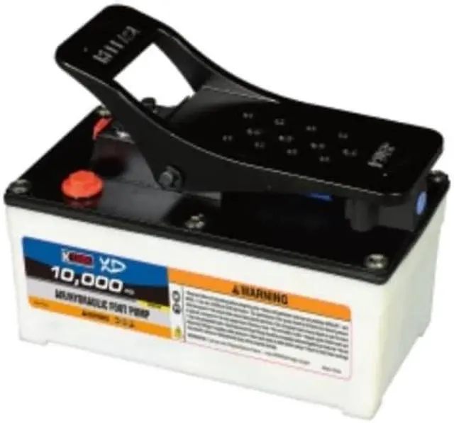 Alt view image 3 of 6 - K-TOOL INTERNATIONAL HJ3501 Air Hydraulic Foot Pump With Nylon Case