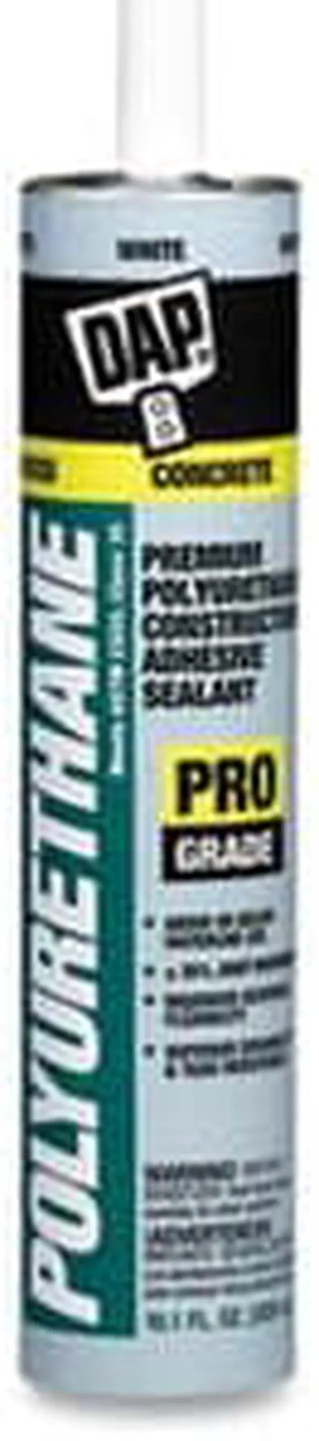 Alt view image 2 of 4 - DAP 10.1 Oz. Premium Polyurethane Construction Adhesive Sealant, White 18810