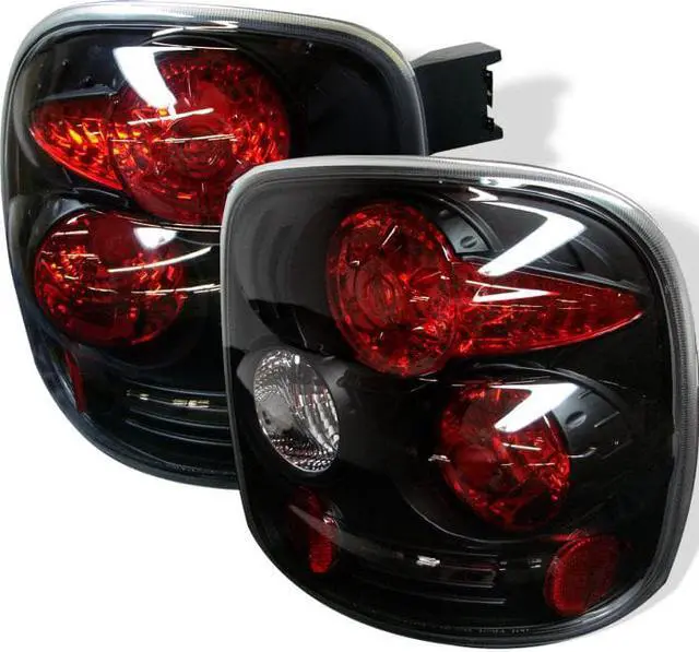 Alt view image 4 of 5 - Spyder Auto ALT-YD-CS99STS-BK Chevy Silverado Stepside Black Altezza Tail Light