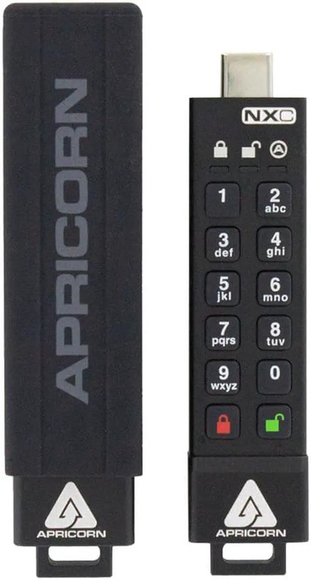 Alt view image 11 of 20 - Apricorn 16GB SecureKey 3NXC USB Type C Flash Drive ASK3-NXC-16GB