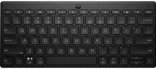 Alt view image 3 of 15 - HP 355 Compact Multi-Device Bluetooth Keyboard 692S9AAABL