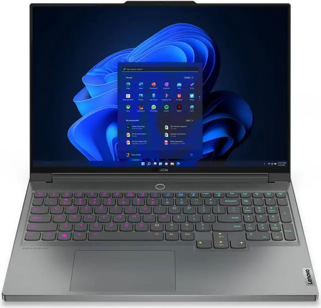 Alt view image 8 of 11 - Lenovo Legion 7 16IAX7 - 16.0" GeForce RTX 3070 Ti Laptop GPU - Intel Core i7-12800HX - 16GB Memory - 1 TB PCIe SSD - Windows 11 Home 64-bit - Gaming Laptop - 165 Hz IPS (82TD0003US )