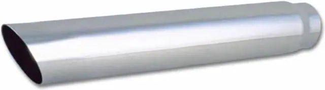 Alt view image 3 of 3 - Round Stainless Steel Truck-SUV Exhaust Tip