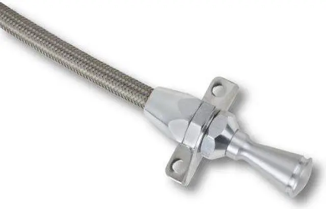 Alt view image 2 of 5 - Lokar TD-34L80FM Hi-Tech Firewall Mount Transmission Dipstick for GM 4L80E Transmission