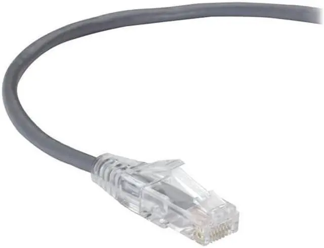 Alt view image 6 of 11 - BLACK BOX C6PC28-GY-05 CAT6 250-MHZ STRANDED ETHERNET PATCH CABLE - UNSHIELDED (UTP), CM PVC, SNAGLESS