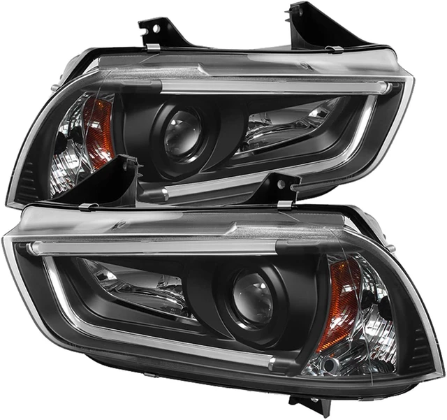 Alt view image 4 of 6 - Spyder Auto (PRO-YD-DCH11-LTDRL-BK) Dodge Charger Projector Headlight