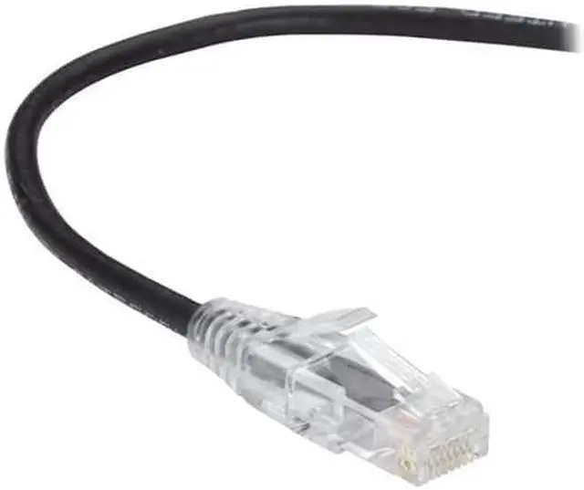 Alt view image 7 of 10 - BLACK BOX C6APC28-BK-02 CAT6A 500-MHZ STRANDED ETHERNET PATCH CABLE - UNSHIELDED (UTP), CM PVC, SNAGLESS