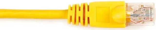 Alt view image 4 of 8 - Black Box CAT6PC-003-YL Black Box CAT6 Value Line Patch Cable, Stranded, Yellow, 3-ft. (0.9-m) - Category 6 for Network Device - Patch Cable - 3 ft - 1 x RJ-45 Male Network - 1 x RJ-45 Male