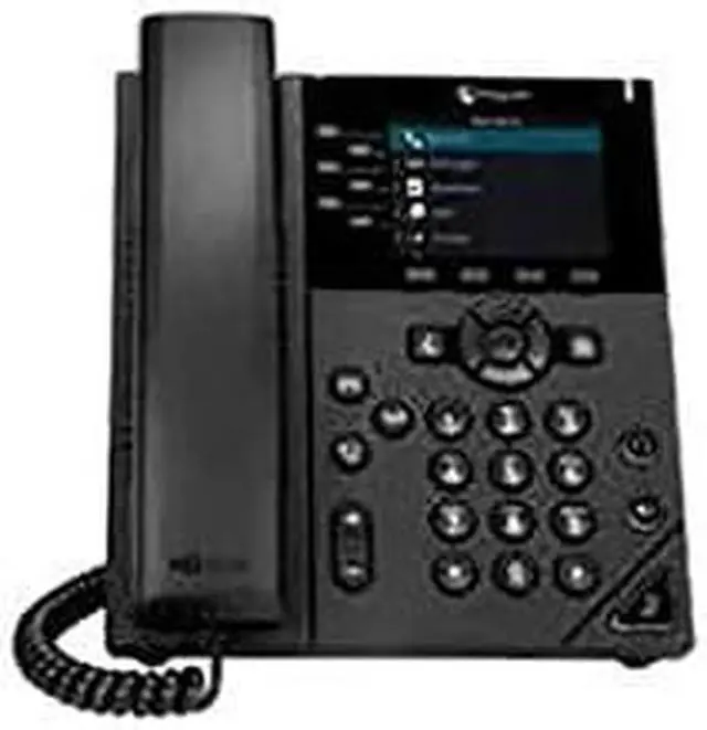 Alt view image 3 of 4 - VVX 350 6-LINE DESKTOP BUSINESS IP PHONE WITH DUAL 10/100/1000 ETHERNET PORTS. B