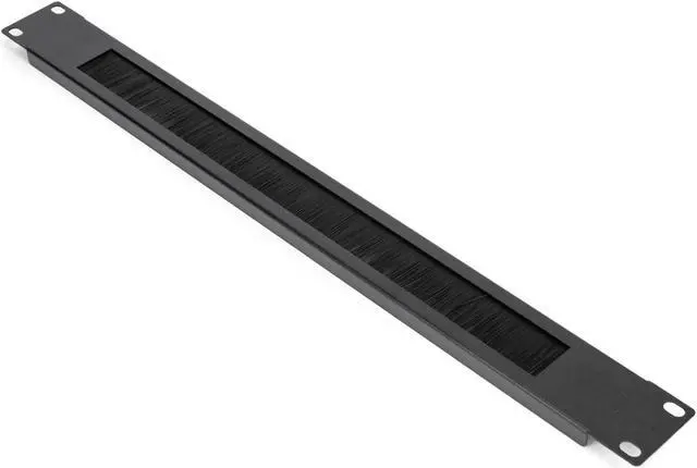 Alt view image 2 of 3 - Rocstor 1U Rack Mount Brush Panel Y10E010B1
