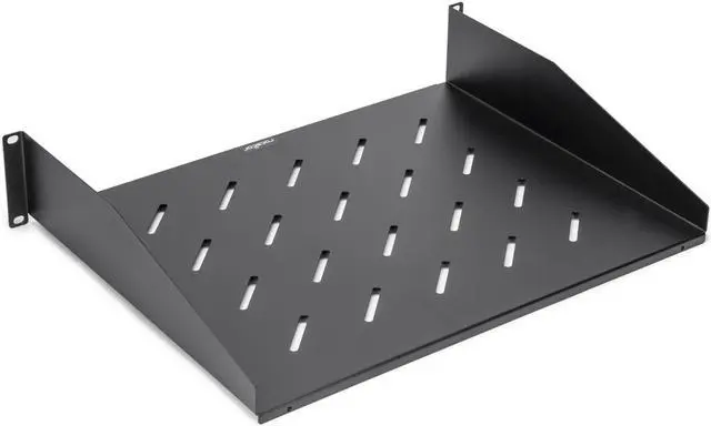 Alt view image 2 of 3 - Rocstor 2U Universal Vented Rack Mount Shelf Y10E018B1