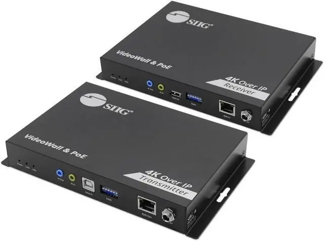 Alt view image 2 of 14 - SIIG 4K60Hz 18Gbps HDMI over IP Matrix Kit CEH28A11S1