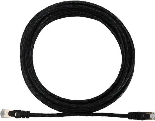Alt view image 6 of 11 - Eaton Tripp Lite Series Cat6a 10G Snagless Shielded Slim STP Ethernet Cable RJ45 M/M PoE Black 10 ft. 3.1 m