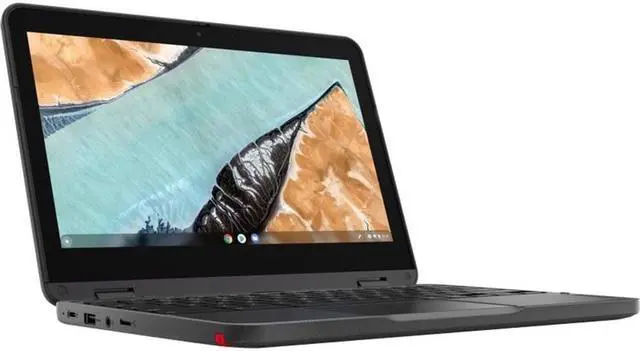 Alt view image 10 of 18 - Lenovo 300e Chromebook Gen 3 82J9000DUS 11.6" Touchscreen Chromebook - HD - 1366 x 768 - AMD 3015Ce Dual-core (2 Core) 1.20 GHz - 4 GB Total RAM - 32 GB Flash Memory - Gray - Chrome OS - AMD - In