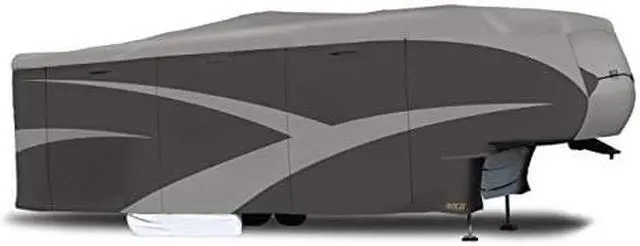 Alt view image 2 of 3 - Adco 52256 Designer Series Sfs Aqua Shed 5Th Wheel Rv Cover - 341" - 37 ,Gray