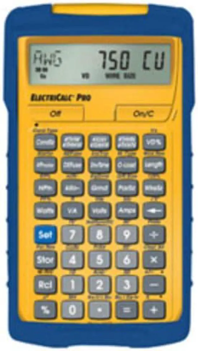 Alt view image 2 of 2 - Calculated Industries 5070 ElectriCalc Pro Electrical Code Calculator