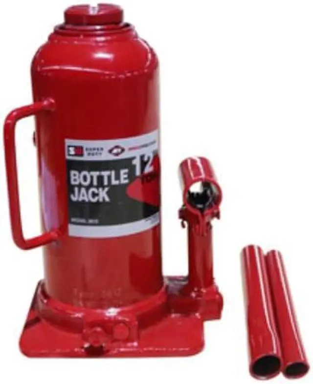 Alt view image 2 of 2 - AMERICAN FORGE & FOUNDRY 3612 Bottle Jack, Manual, Super Duty, 12 Ton