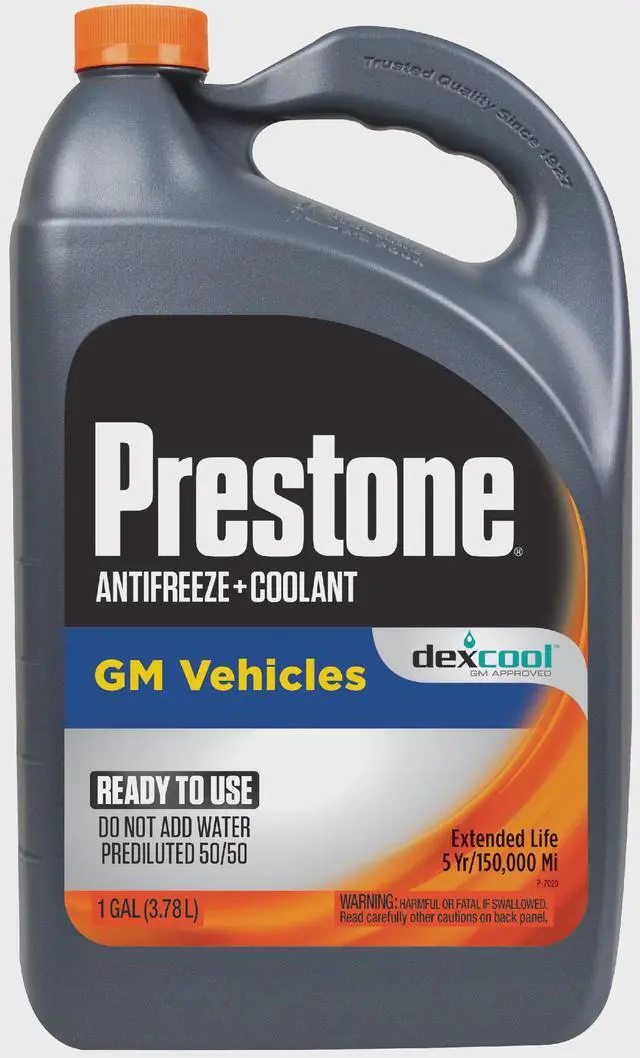 Alt view image 6 of 6 - PRESTONE AF850/1F Antifreeze Coolant,1 gal.,50/50