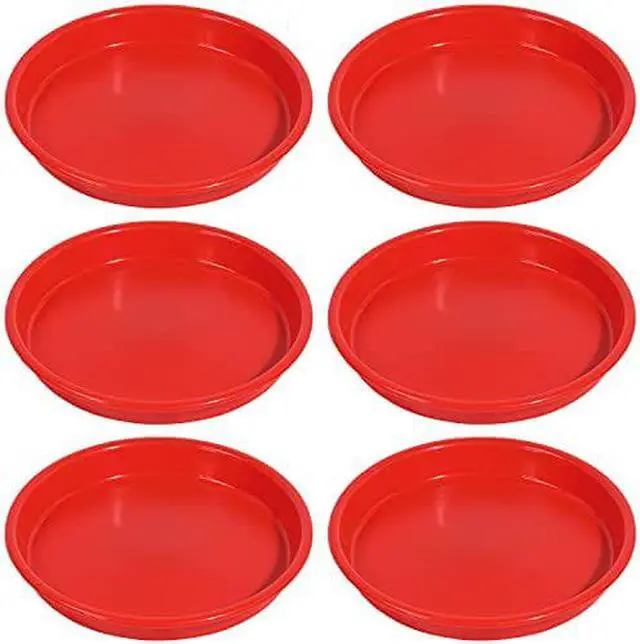Alt view image 2 of 3 - Deflecto Little Artist's Antimicrobial Craft Tray 13" Dia. Red 39514RED