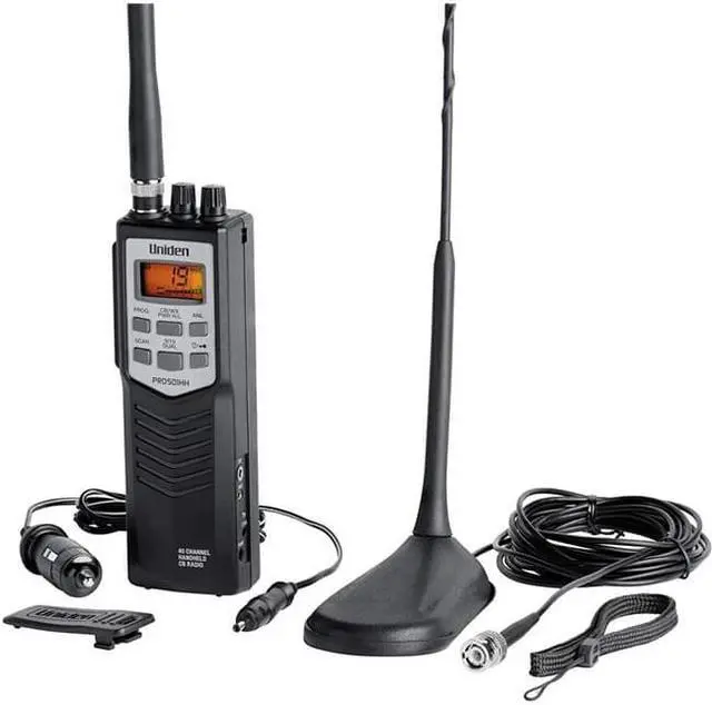 Alt view image 3 of 5 - UNIDEN - PRO501TK 40 CHANNEL HANDHELD CB RADIO WITH 10 NOAA WEATHER CHANNELS & MAGNETIC MOUNT ANTENNA