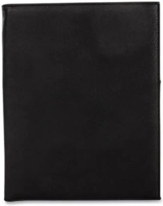 Alt view image 2 of 2 - Bond Street Faux-Leather Padfolio Black WRC5042BS-BLACK