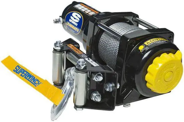 Alt view image 2 of 2 - Superwinch 1140220 Black 12 VDC LT4000ATV Winch - 4000 lb. Load Capacity