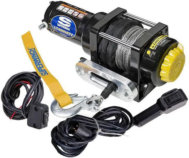 Alt view image 2 of 2 - Superwinch 1140230 Black 12 VDC LT4000ATV SR Winch - 4000 lb. Load Capacity