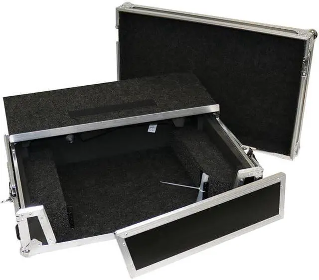 Alt view image 2 of 3 - Fly Drive Case For Pioneer DJ DDJ-1000SRT Controller withlaptop shelf BLACK Color