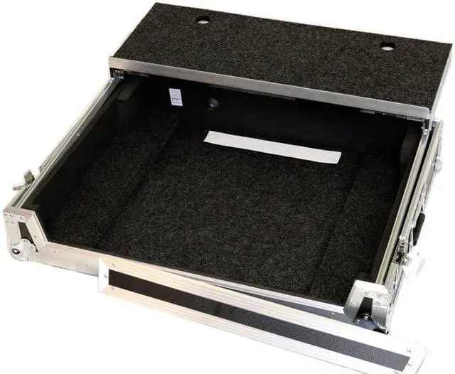 Alt view image 2 of 2 - Fly Drive Case For Denon Prime4 System or Similarly Sized Equipment withLaptop Shelf withWheels