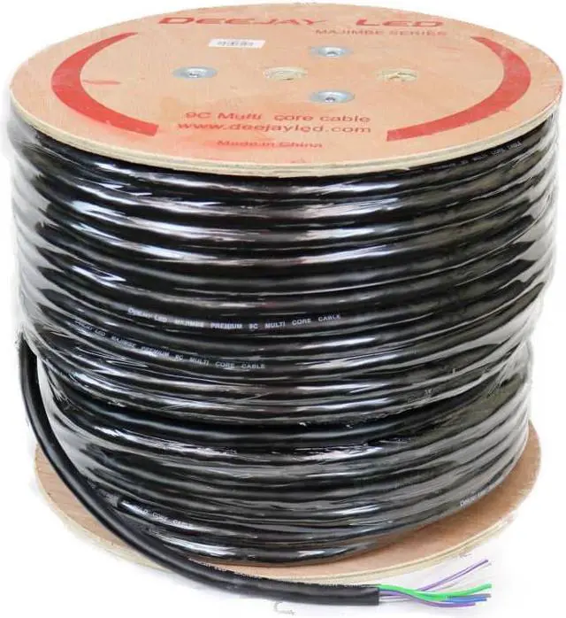 Alt view image 2 of 2 - 500-Foot 9-Conductor 18 Gauge Primary Stranded Cable Ideal for Accessory Hookups