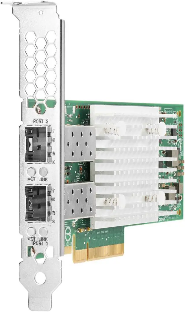 Alt view image 3 of 5 - HPE X710-DA2 Fibre Channel Host Bus Adapter - PCI Express 3.0 x8 - 10 Gbit/s - 2 x Total Fibre Channel Port(s) - SFP+ - Plug-in Card