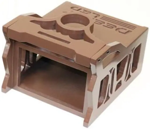 Alt view image 2 of 4 - 1 DIN Space Plus 2 EQ Stylish Wooden Controller Case for Mobile Competitions Brown Honda Style