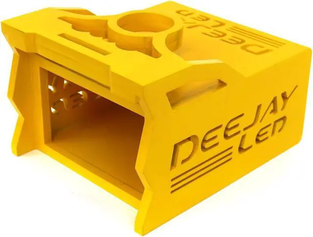 Alt view image 2 of 3 - 1 DIN Space Plus 2 EQ Stylish Wooden Controller Case for Mobile Competitions YELLOW