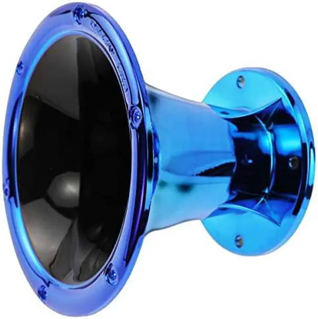 Alt view image 2 of 2 - DEEJAYLED 2" BOLT ON HORN BLACK BLUE
