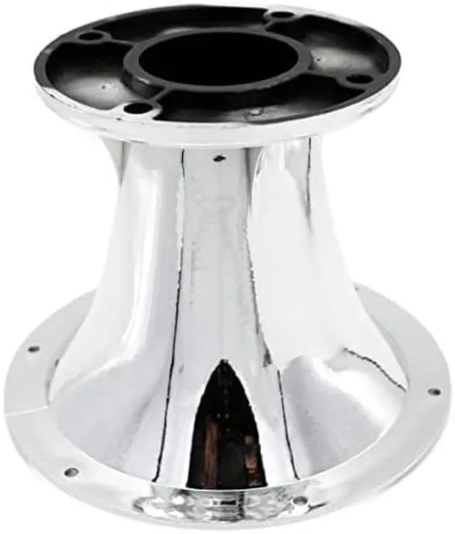 Alt view image 2 of 2 - DEEJAYLED 2" BOLT ON HORN BLACK SILVER