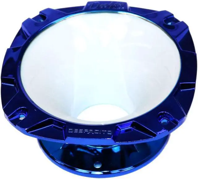 Alt view image 2 of 3 - DJL SHORT 2" BOLT ON HORN WHITE BLUE