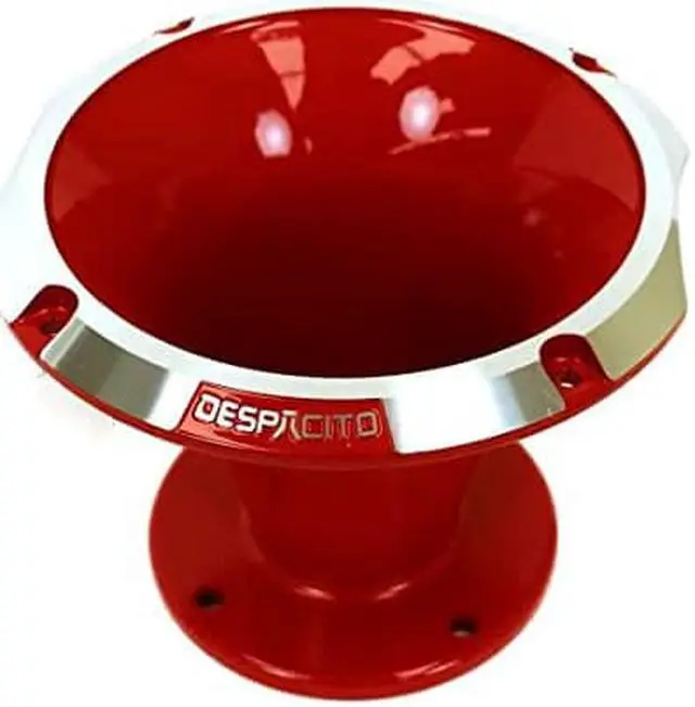 Alt view image 2 of 3 - Circular Despacito Aluminum Bolt-on High Frequency Horn Flare RED with2-in Throat