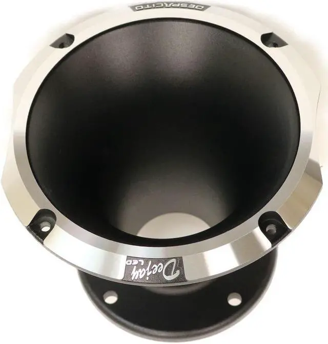 Alt view image 2 of 2 - Circular Despacito Aluminum Bolt-on High Frequency Horn Flare BLACK with2-in Throat