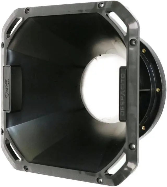 Alt view image 2 of 3 - 8-in Speaker Despacito Midrange Diffuser Horn with Exponential Flare in Black