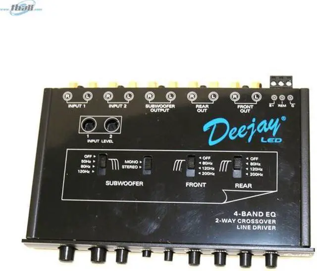 Alt view image 2 of 3 - Ideal for controlling mids and highs into separate amps from one head unit or a second source with RCA outputs