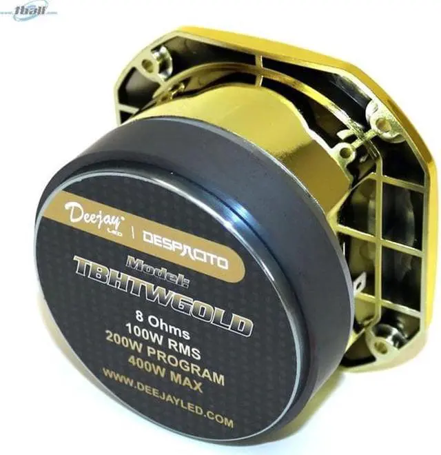 Alt view image 2 of 3 - DEEJAYLED BULLET TWEETER GOLD
