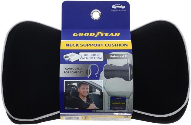 Goodyear Lumbar Support Pillow, Contoured Memory Foam, Office, Car Use 