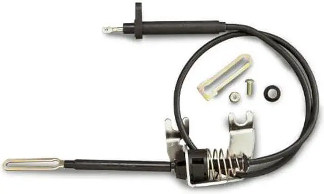 Alt view image 2 of 2 - Lokar KD-2350U Stainless Steel Kickdown Bracket Kit with Black Housing for GM 350 Transmission