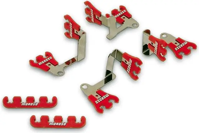 Alt view image 2 of 2 - Moroso 72168 Show Wire Loom Kit Red